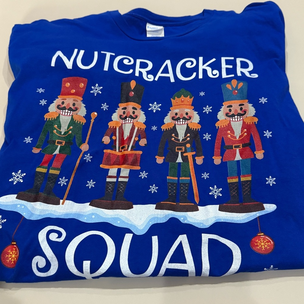 Blue Nutcracker Squad Graphic T-Shirt